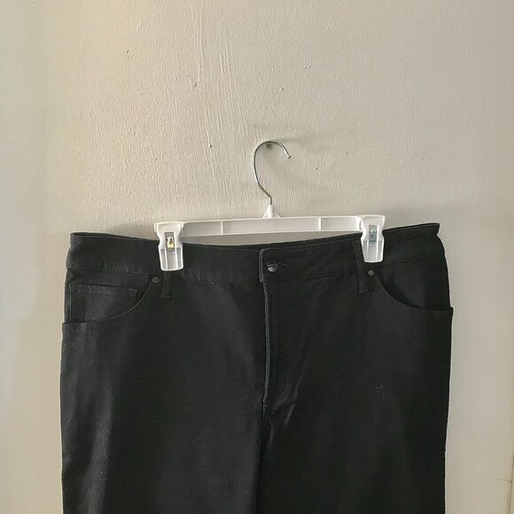 Women's Express High Rise Black Pants - Size 18L - Picture 2 of 7